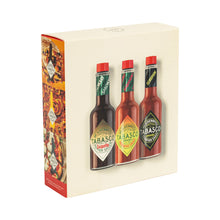 Afbeelding in Gallery-weergave laden, TABASCO Gift Set (60ml) – Scorpion / Habanero / Chipotle – (3 pack)
