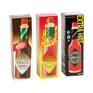 TABASCO Gift Set (60ml) – Scorpion, Habanero & Chipotle | (3 pack)