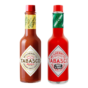 TABASCO® Duo-Pack: Sweet &amp; Spicy und Cayenne-Knoblauch – (2x148 ml)