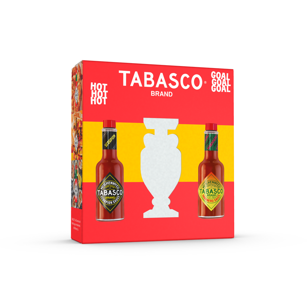 TABASCO Brand Spanish EURO 2024 Gift Set - 3x 60ml - Original Red/Habanero/Scorpion