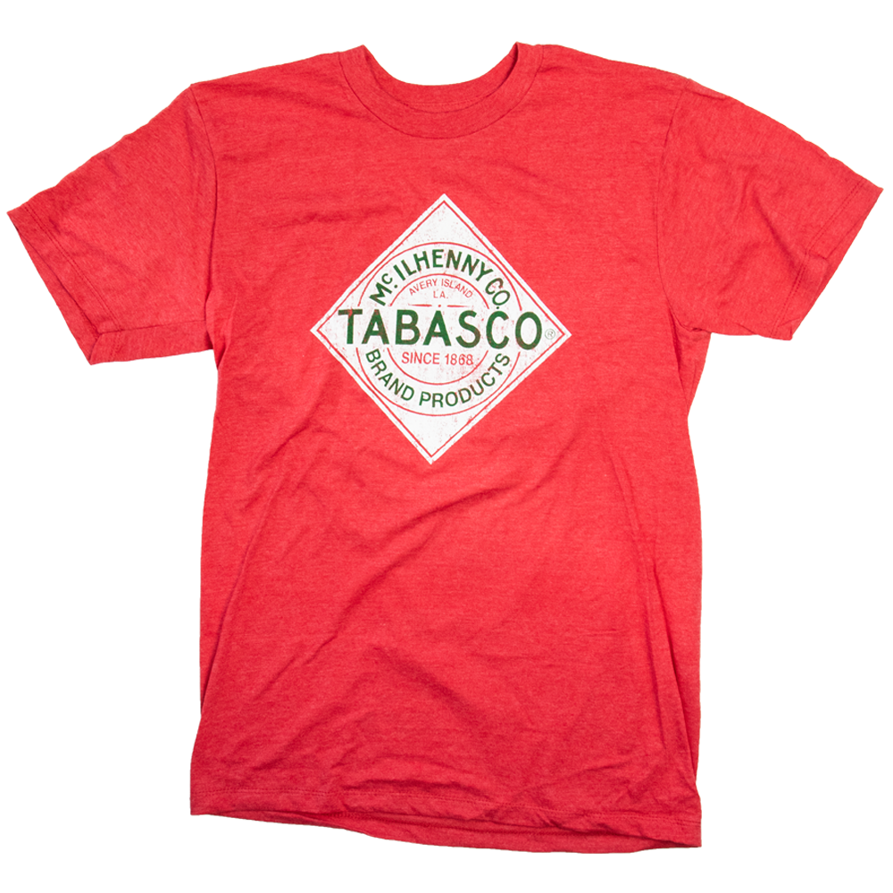 TABASCO® Red T-shirt with Diamond Logo - Tabasco Country Store