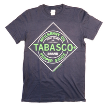 Charger l&#39;image dans la galerie, TABASCO® Navy Blue T-shirt with Diamond Logo - Tabasco Country Store
