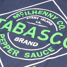 Load image into Gallery viewer, TABASCO® Navy Blue T-shirt with Diamond Logo - Tabasco Country Store
