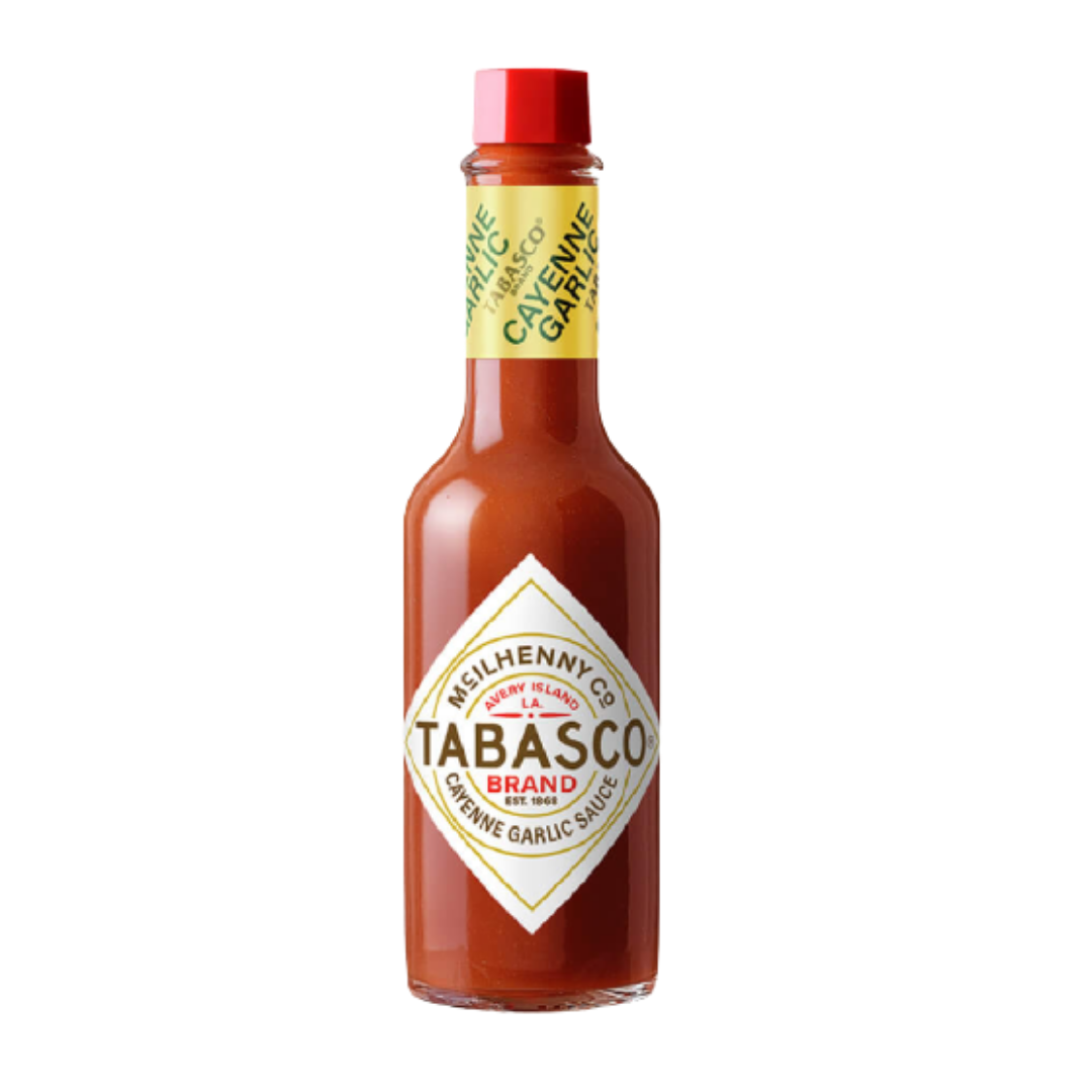 Pack de 4 variétés de sauce Tabasco Original, Ail, Maroc