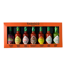 Load image into Gallery viewer, TABASCO® Brand Gift Set &#39;TASTE MAKER&#39; 7 x 148ml glass bottles
