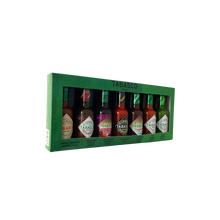Carica l&#39;immagine nel visualizzatore di Gallery, TABASCO® Brand Gift Set &#39;SPECIAL SELECTION&#39; 7 x 148ml glass bottles
